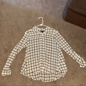 Black and White Business Button Down